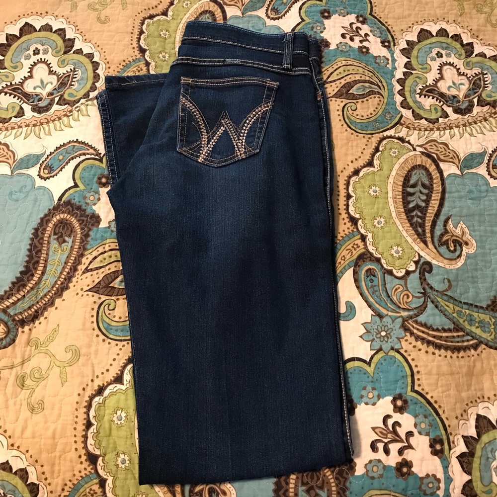 Baby-Q Dark Boot Cut Wrangler Jeans